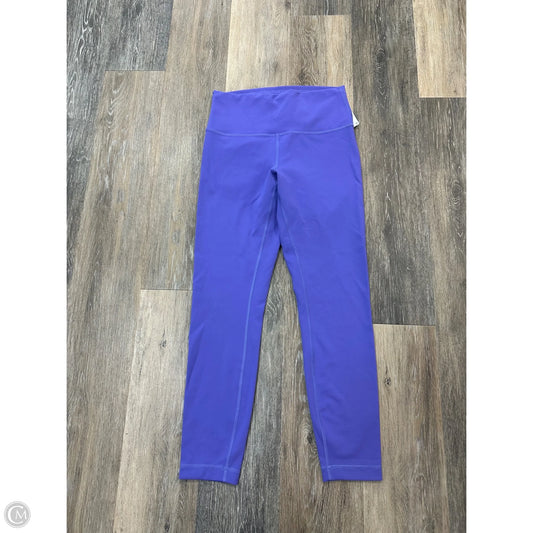 Athletic Leggings By Lululemon In Purple, Size: 8