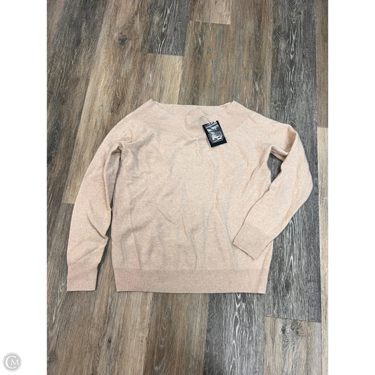 Sweater Cashmere By Bloomingdales In Tan, Size: L
