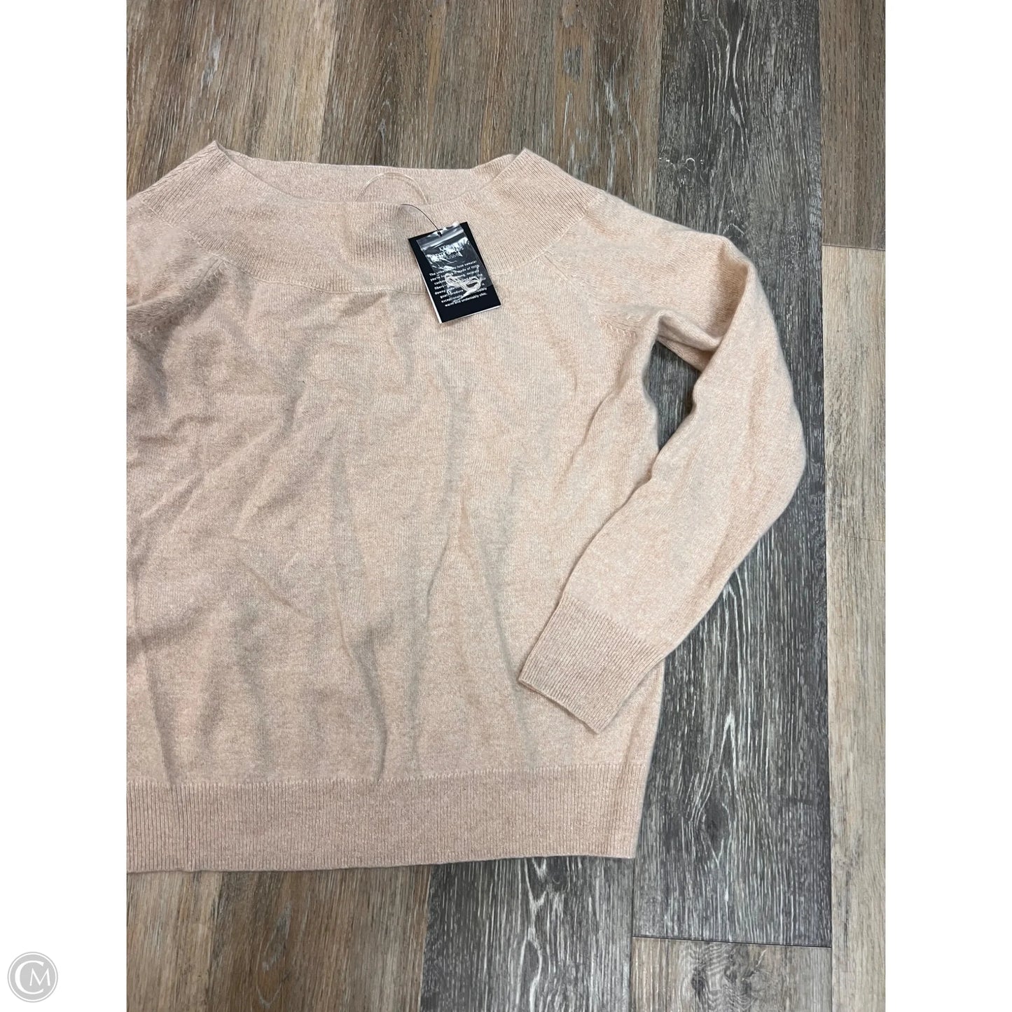 Sweater Cashmere By Bloomingdales In Tan, Size: L