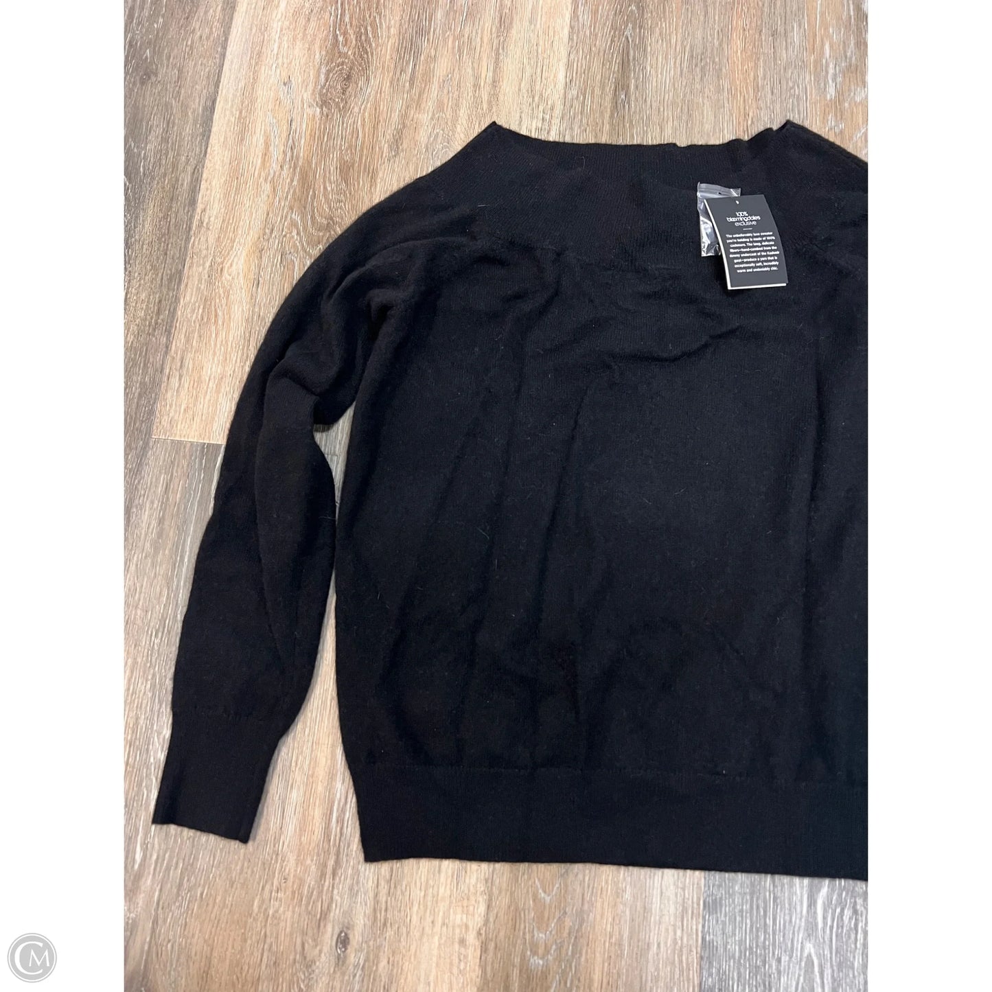 Sweater Cashmere By Bloomingdales In Black, Size: L