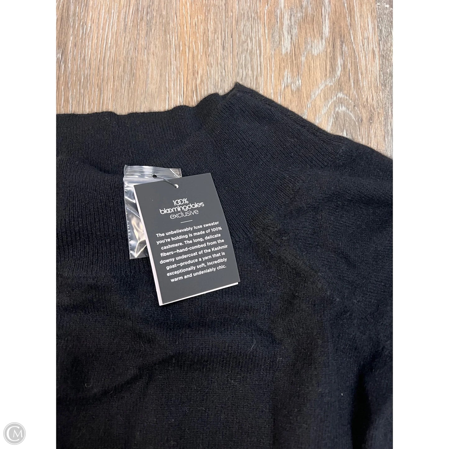 Sweater Cashmere By Bloomingdales In Black, Size: L