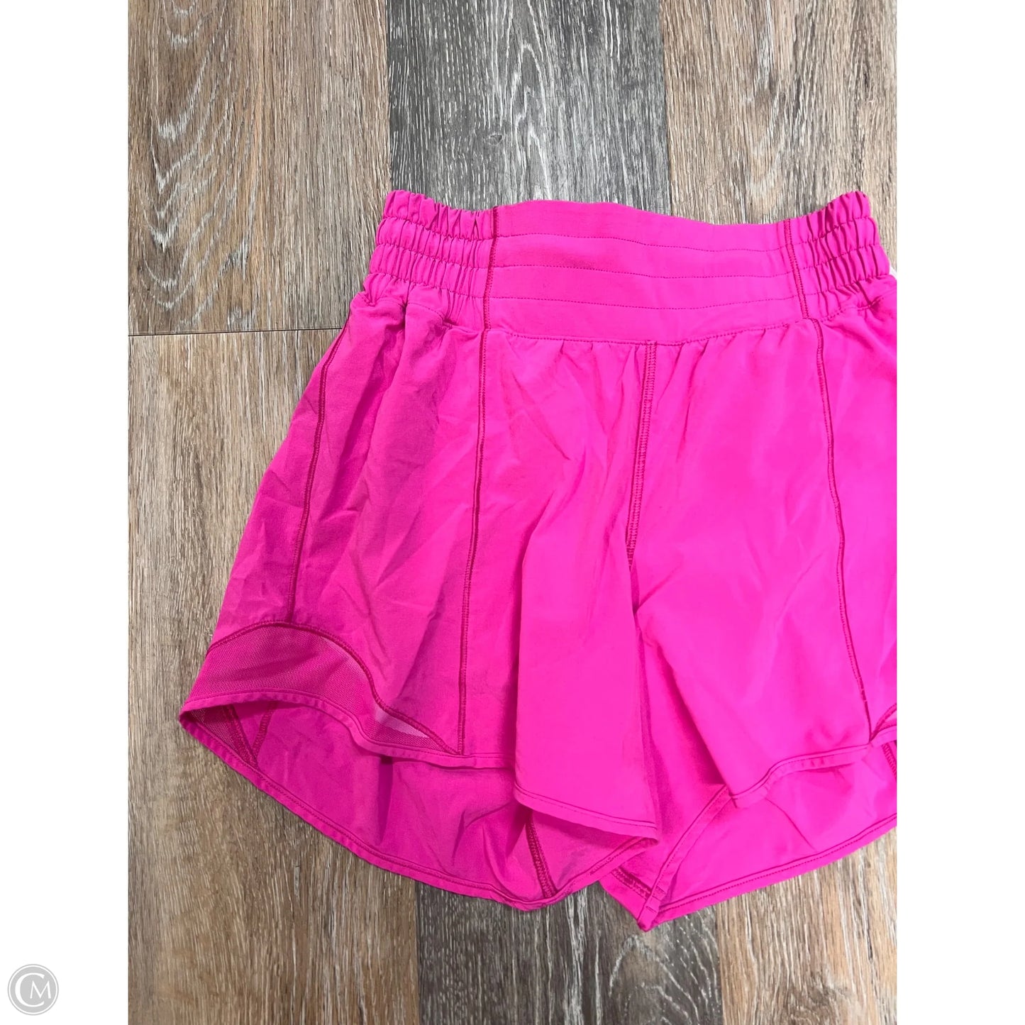Athletic Shorts By Lululemon In Pink, Size: 2