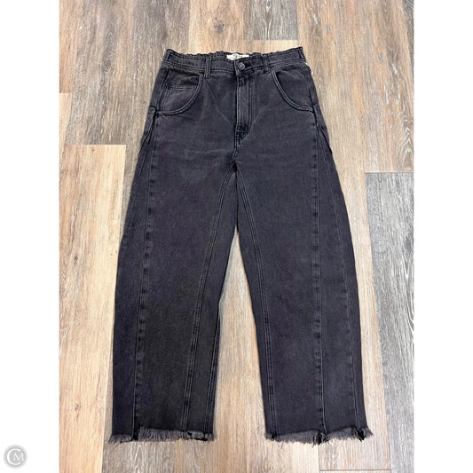 Jeans Wide Leg By We The Free In Black Denim, Size: 4