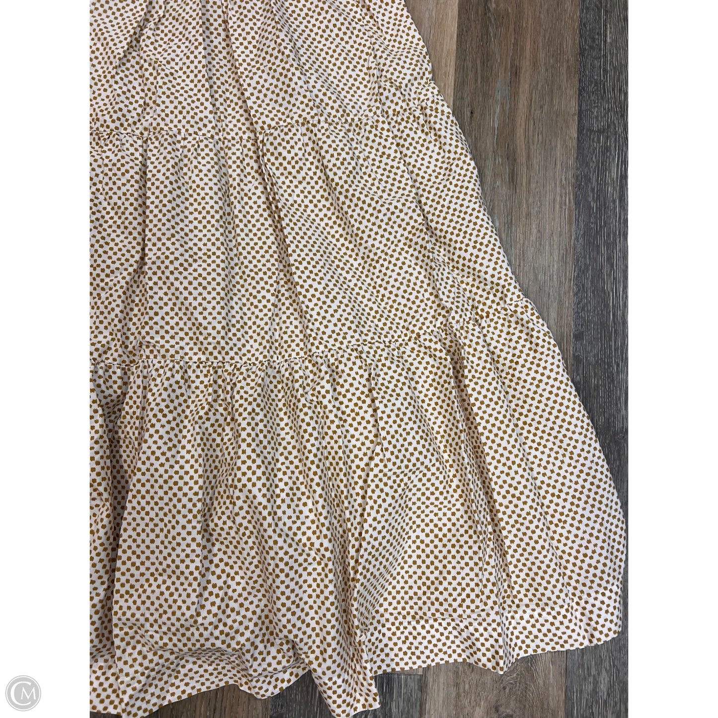 -Dress Casual Maxi By Anthropologie In Polkadot Pattern, Size: S
