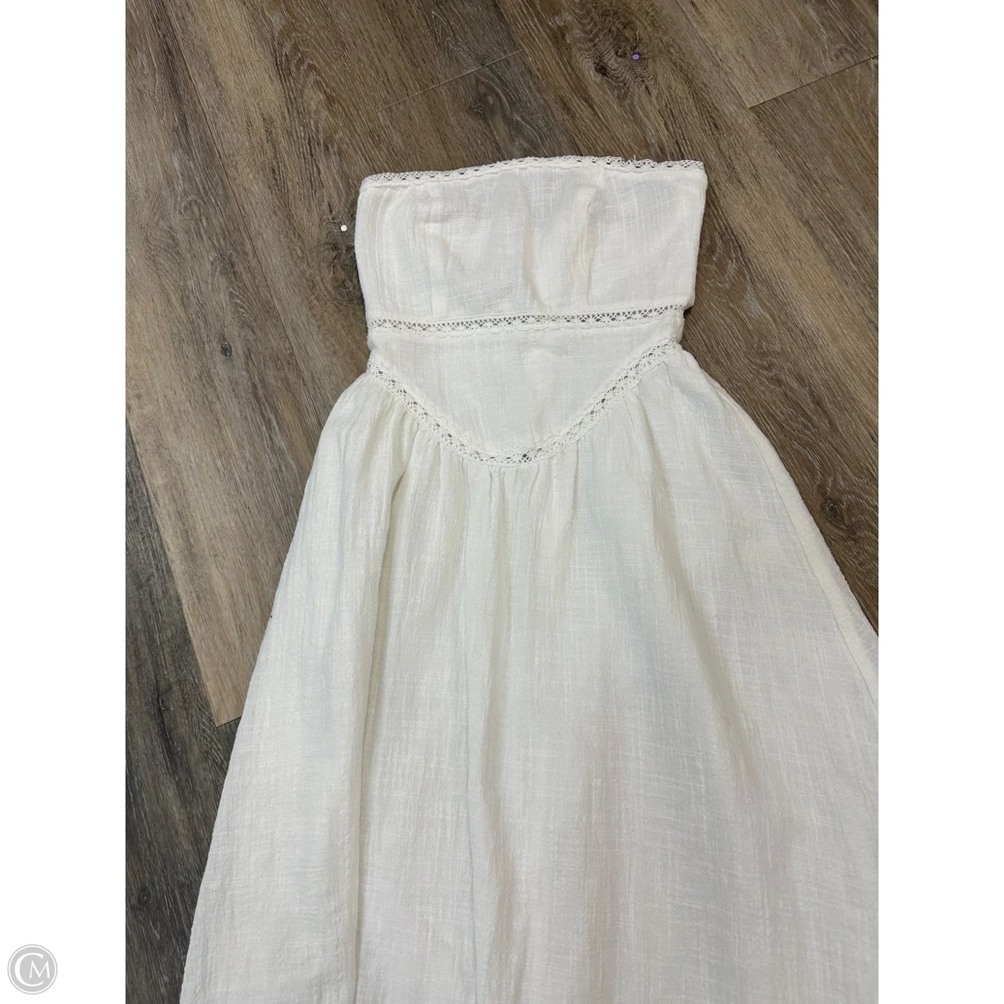 Dress Casual Midi By Sabo In White, Size: 0