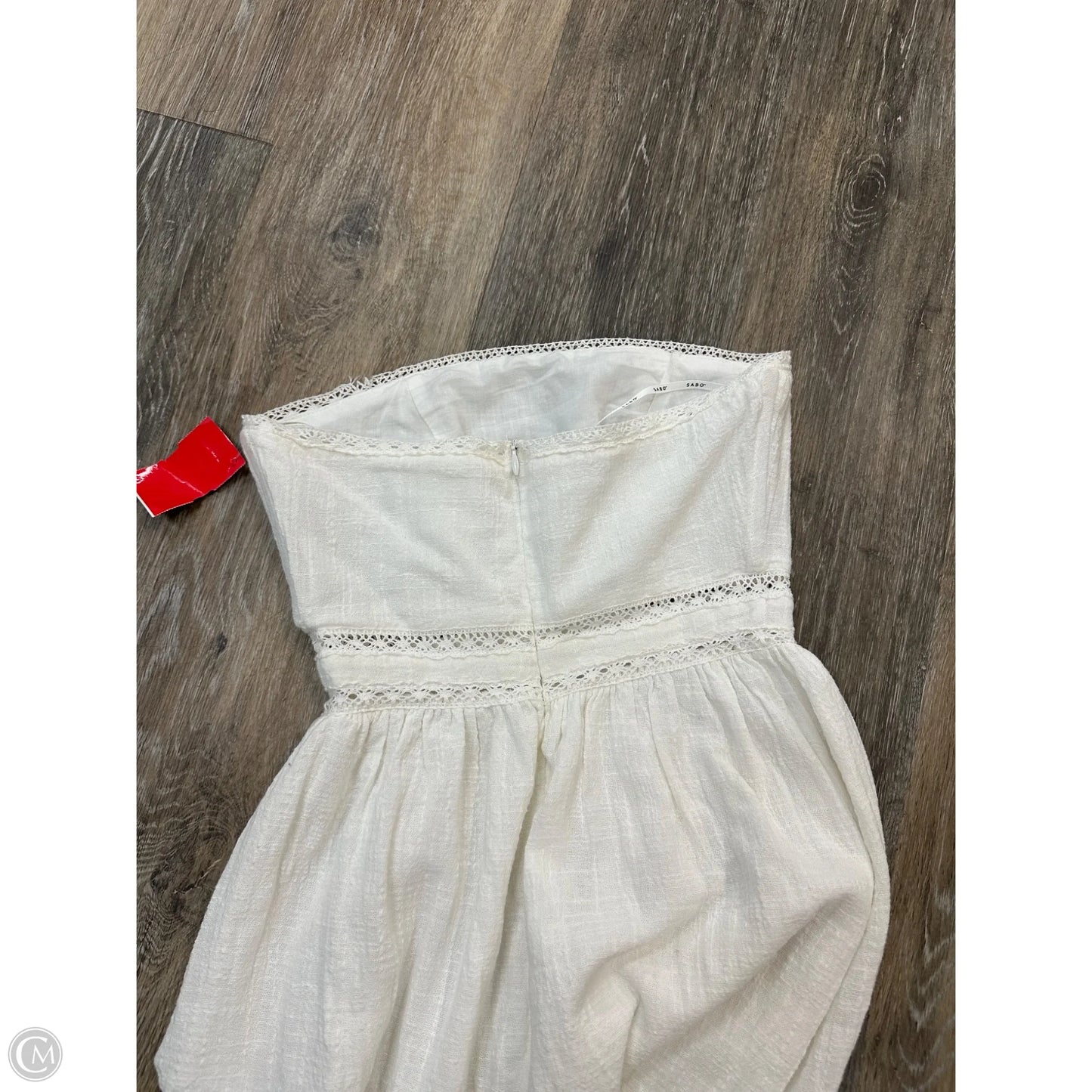 Dress Casual Midi By Sabo In White, Size: 0