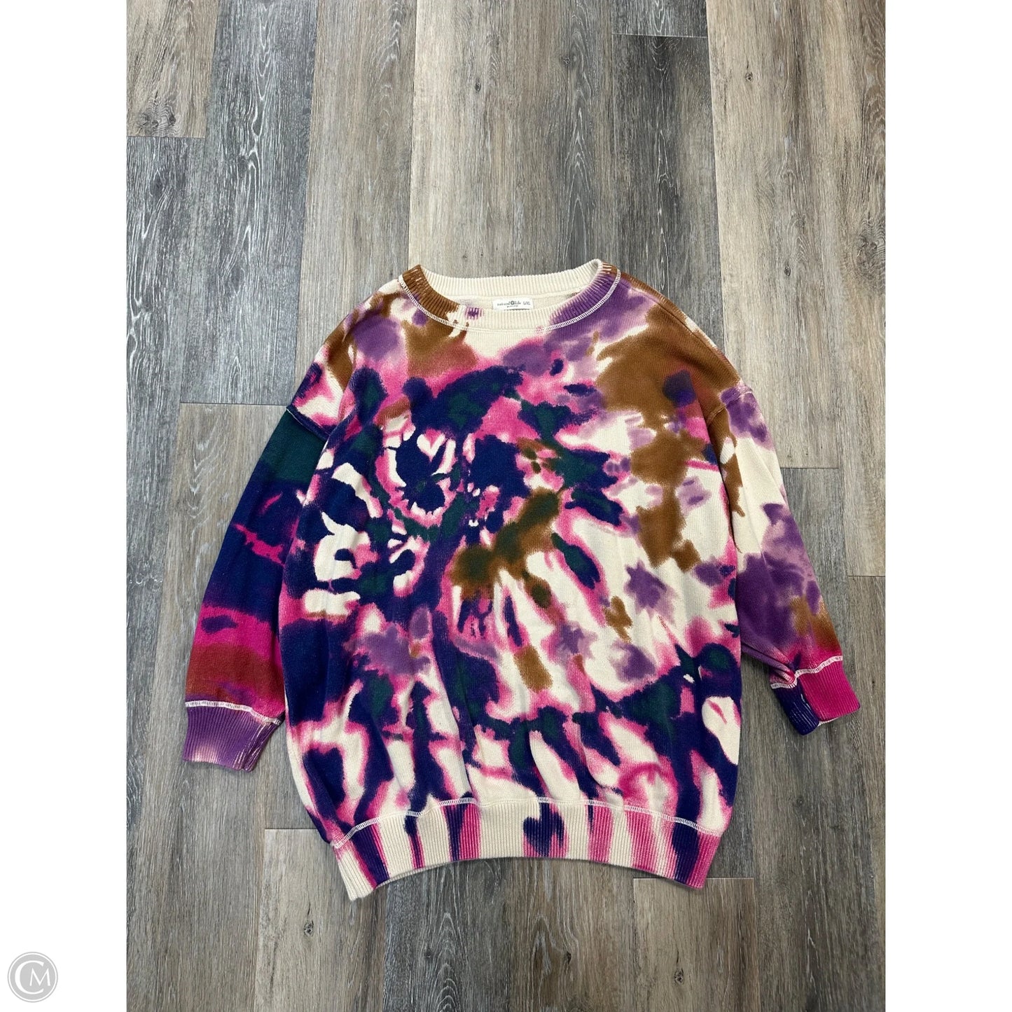 Sweater By Natural Life In Multi-colored, Size: L