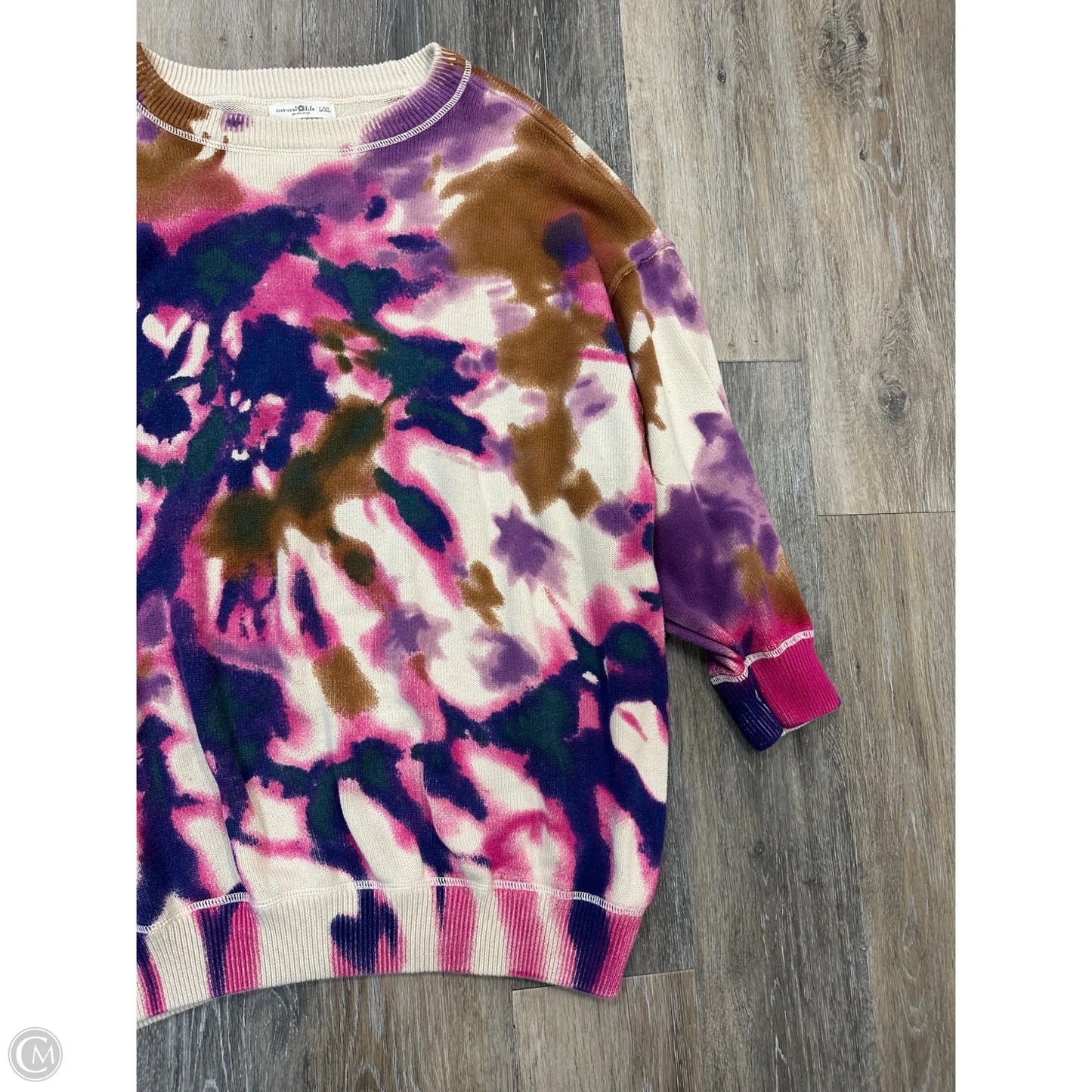 Sweater By Natural Life In Multi-colored, Size: L