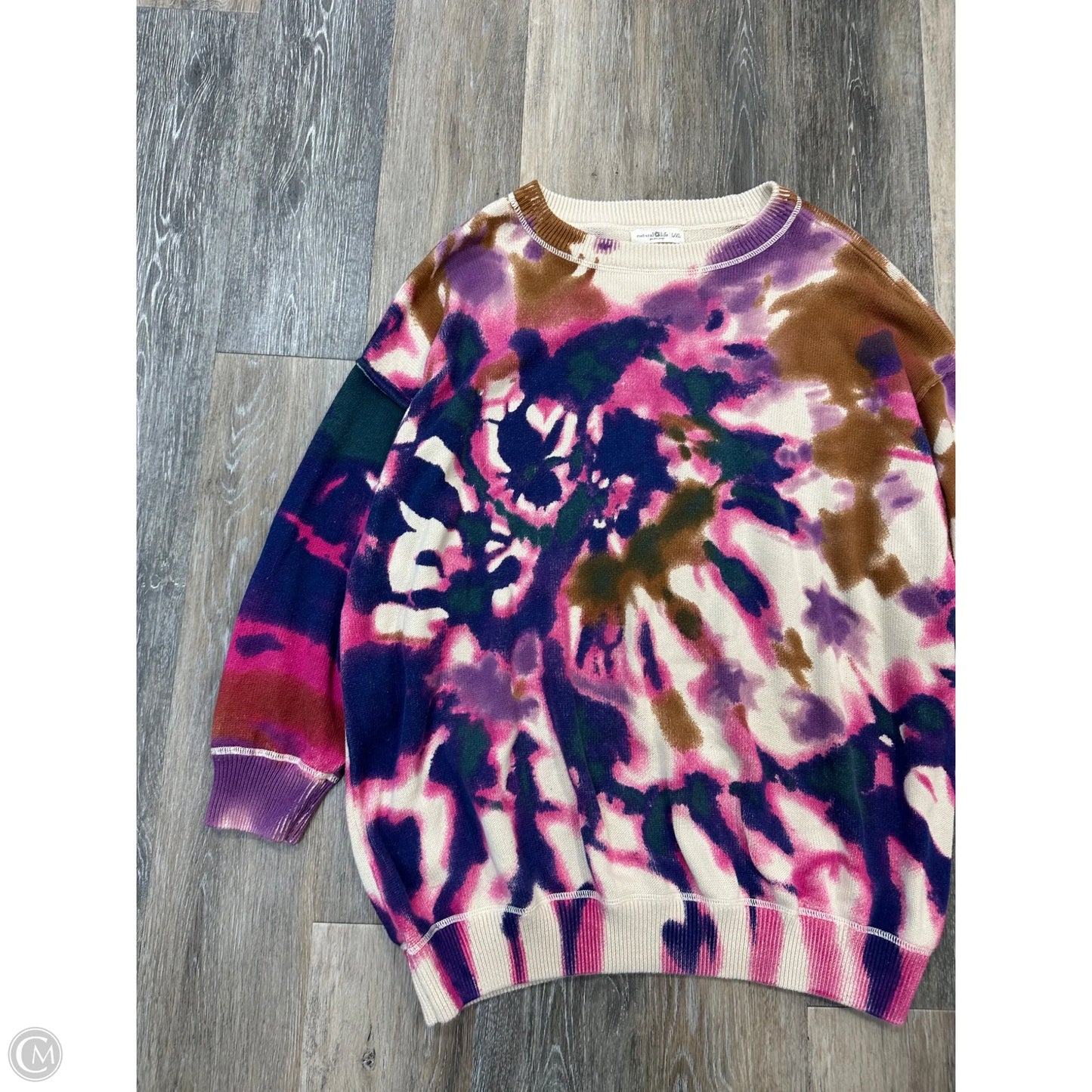 Sweater By Natural Life In Multi-colored, Size: L