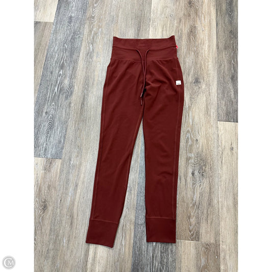 Athletic Leggings By Vuori In Orange, Size: S