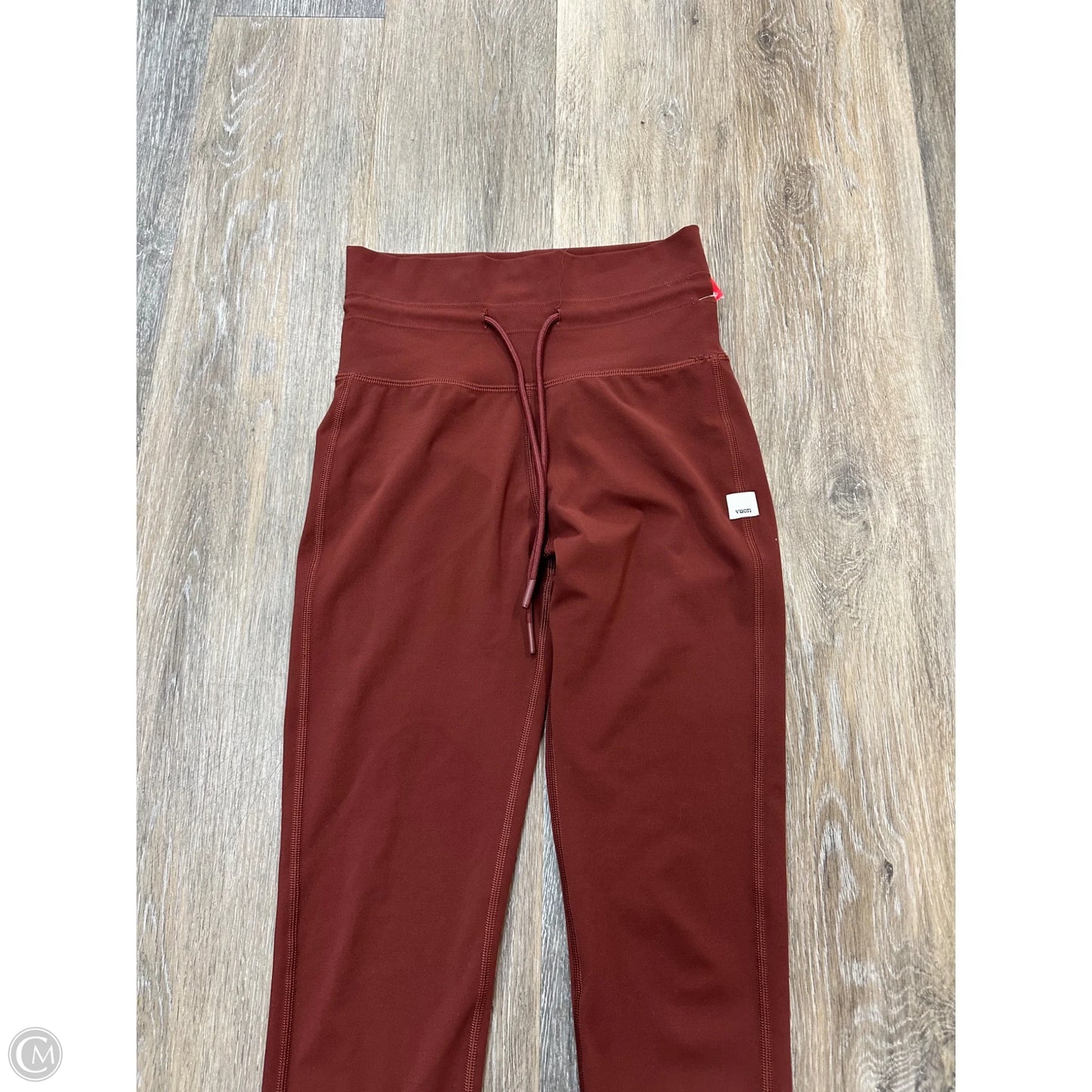Athletic Leggings By Vuori In Orange, Size: S
