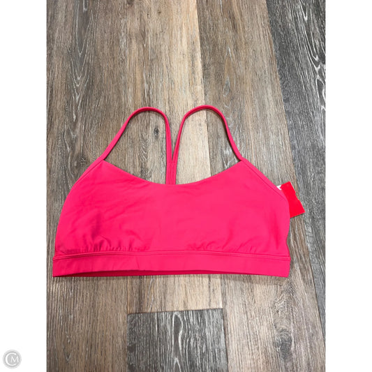 Athletic Bra By Lululemon In Pink, Size: 14