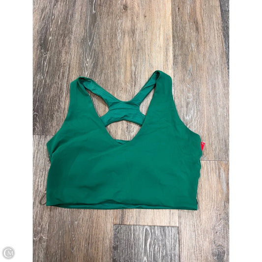 Athletic Bra By Lululemon In Green, Size: L