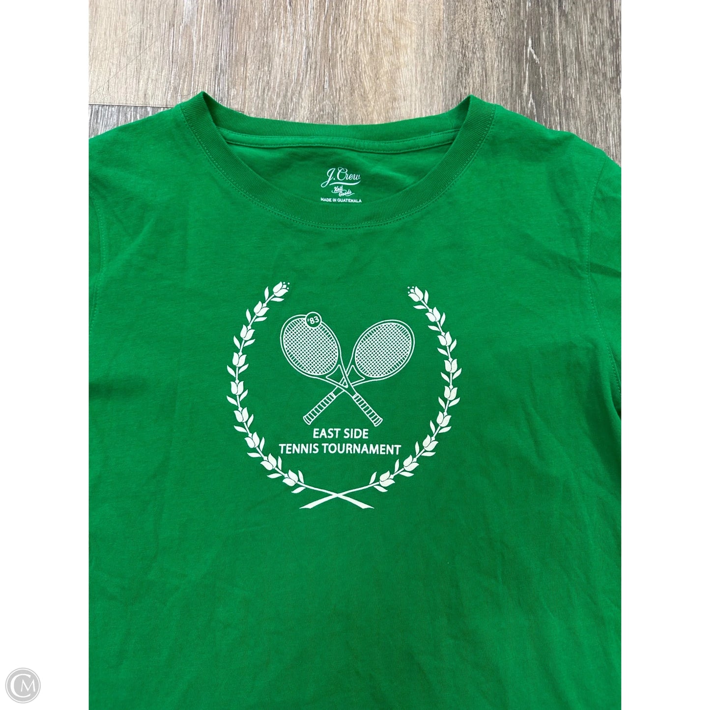 Top Short Sleeve By J. Crew In Green, Size: S