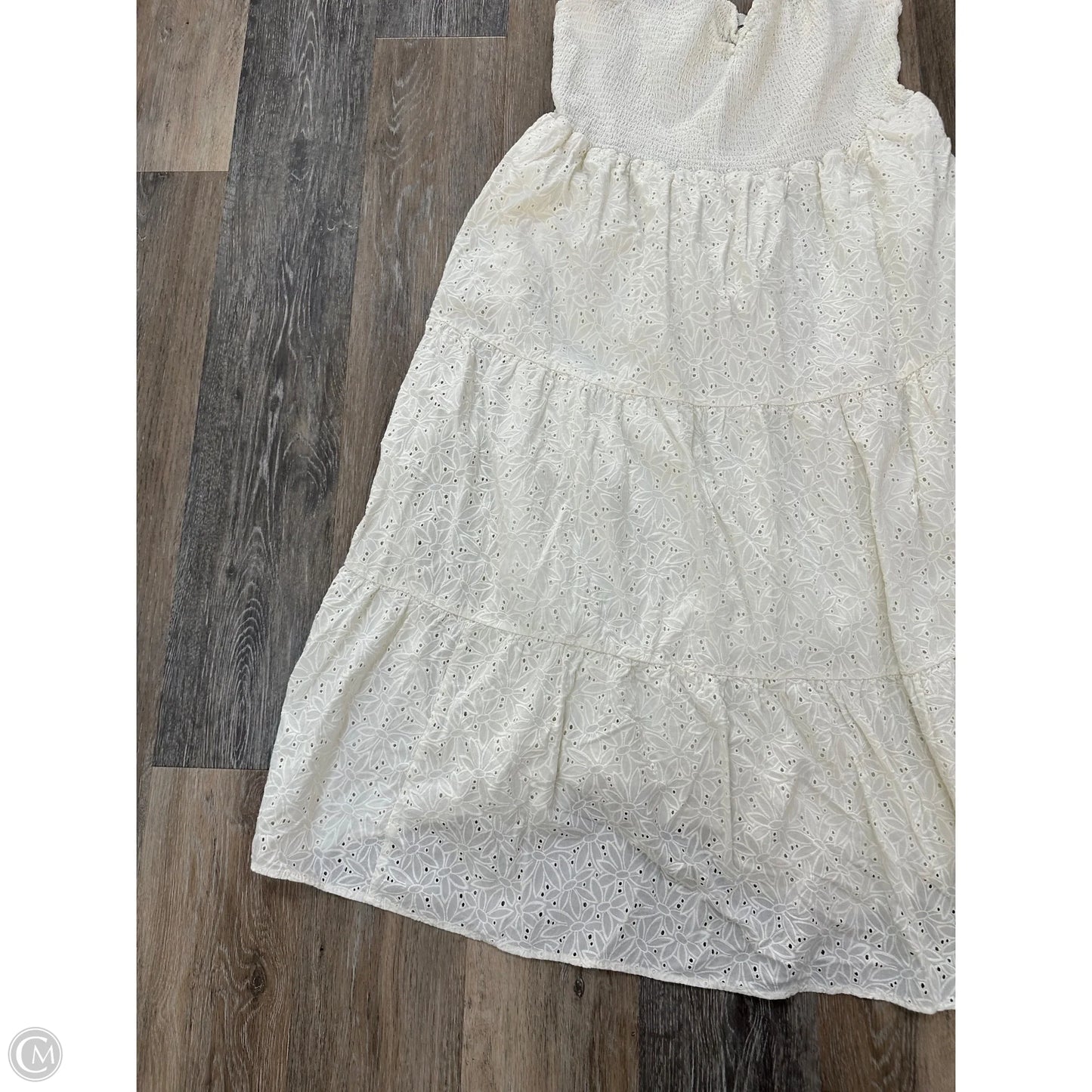 Dress Casual Maxi By Madewell In Cream, Size: Xxl