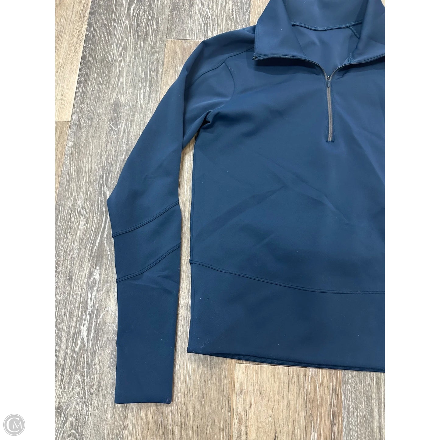 Athletic Sweatshirt Collar By Lululemon In Navy, Size: S