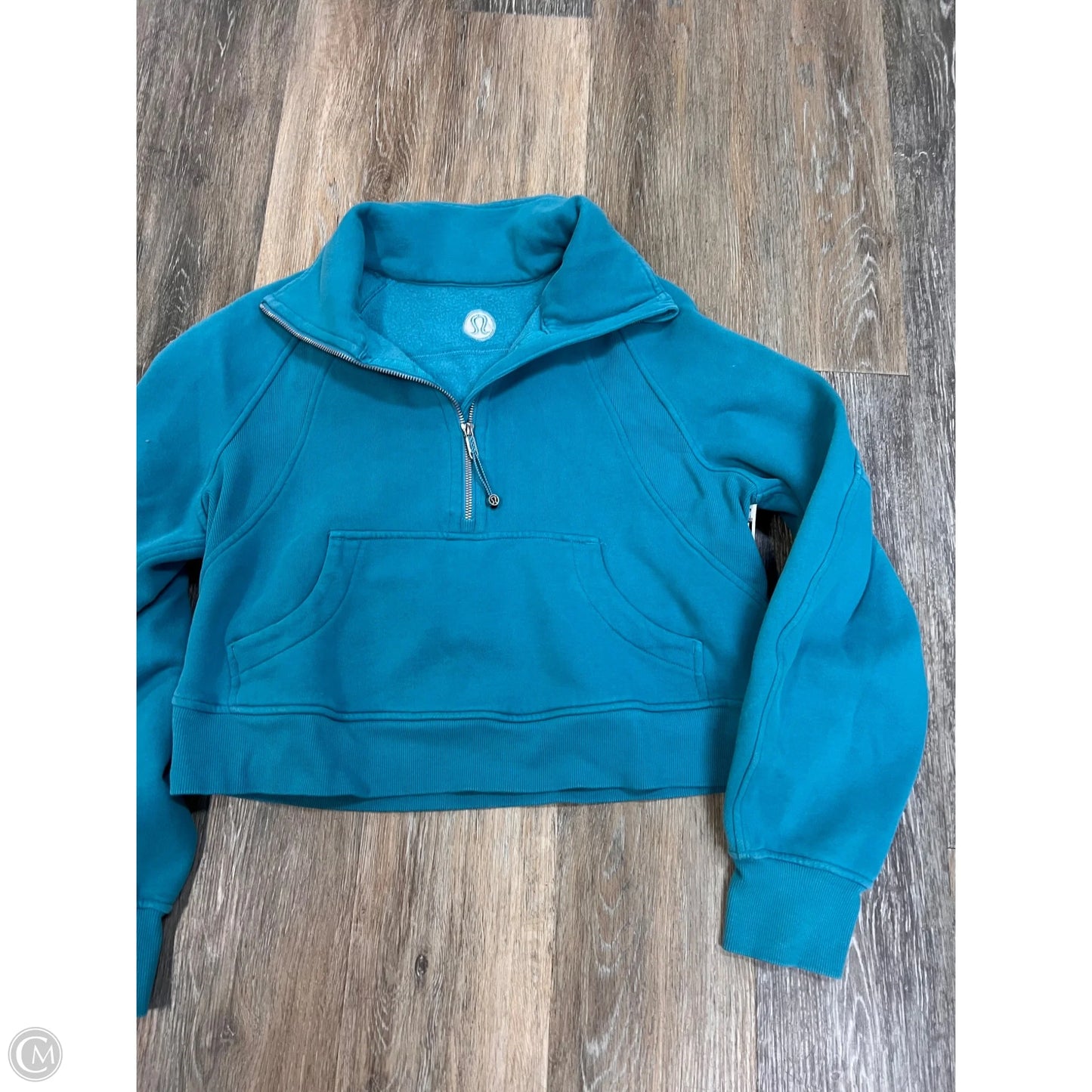 Athletic Sweatshirt Crewneck By Lululemon In Blue Size: XS/S