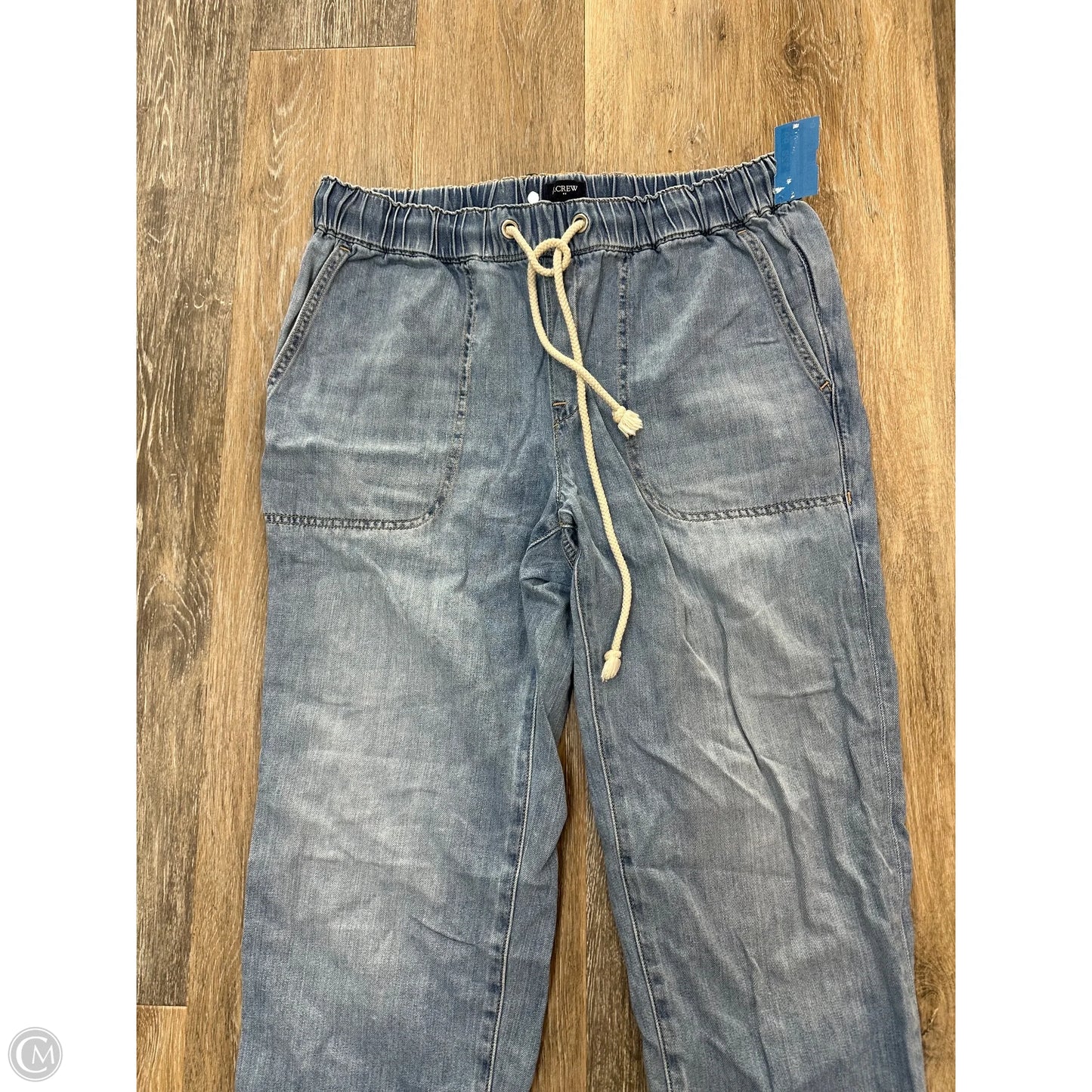 Jeans Straight By J. Crew In Blue Denim, Size: 8