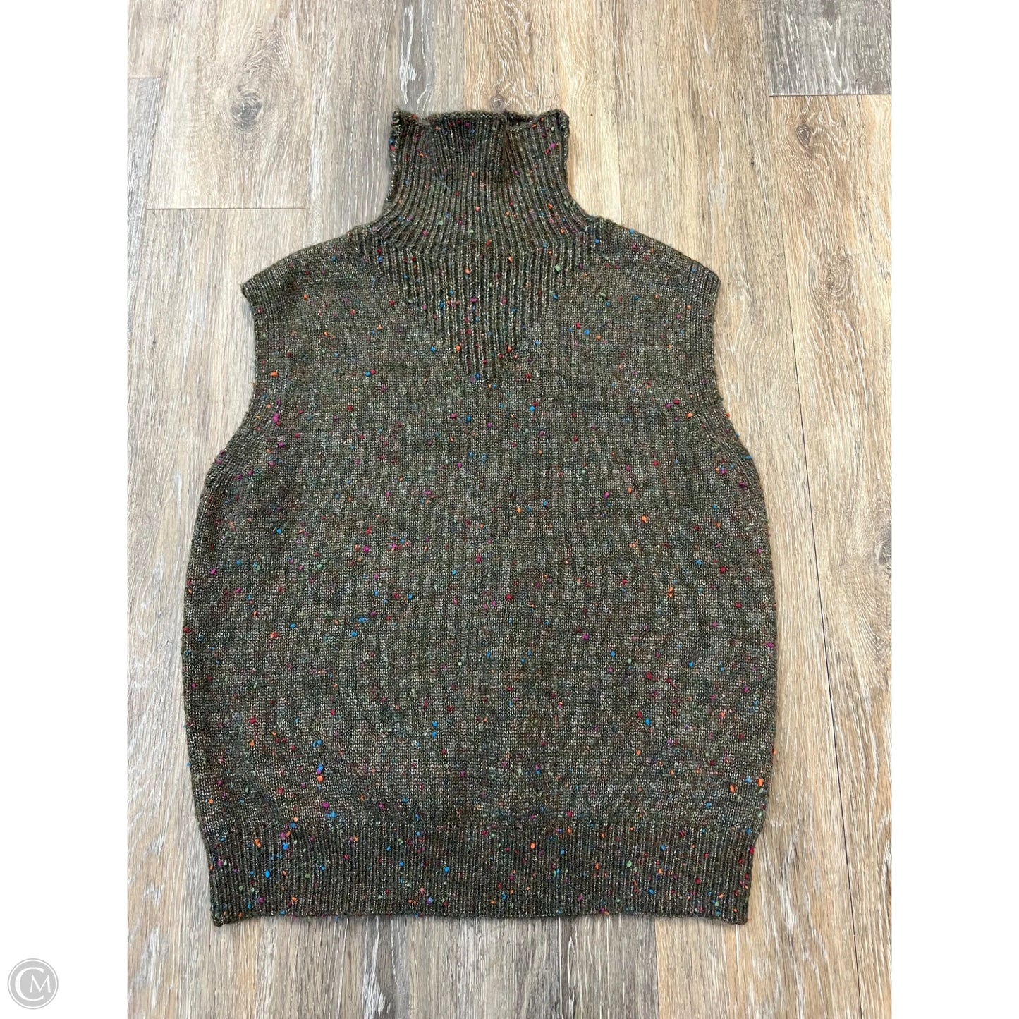 Sweater Short Sleeve By Leela & Lavender In Brown, Size: L