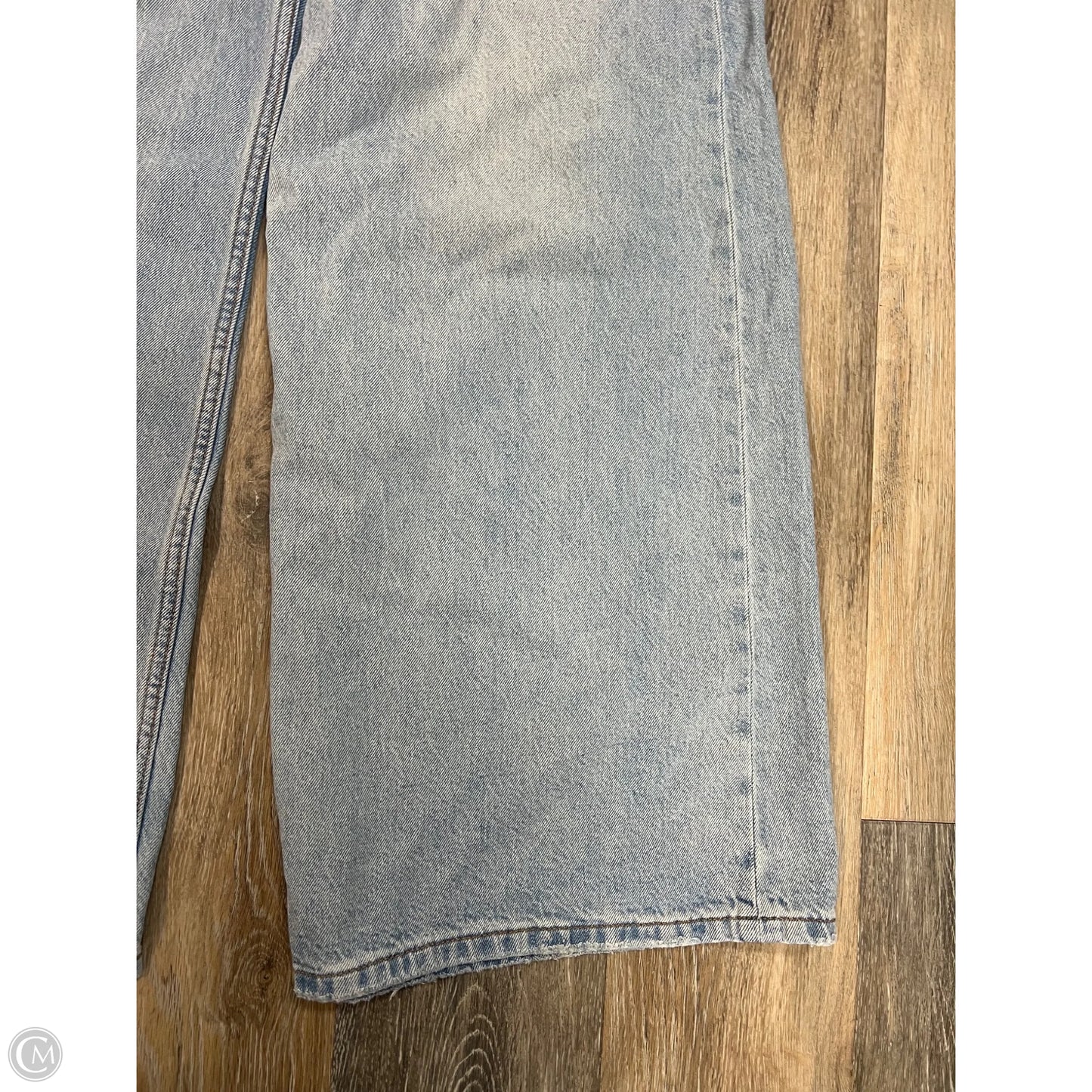 Jeans Wide Leg By Levis In Blue Denim, Size: 6/28