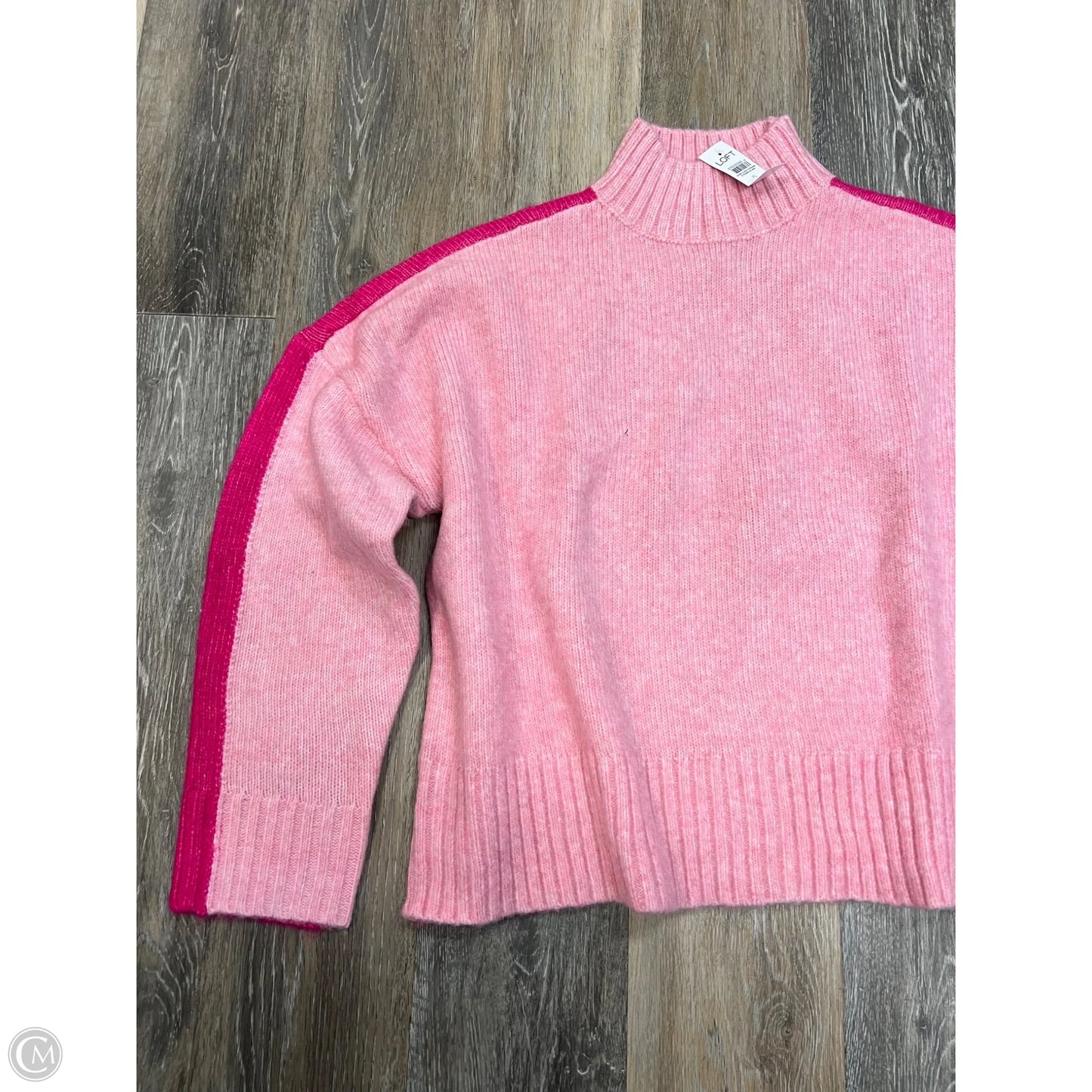 Sweater By Loft In Pink, Size: Xl