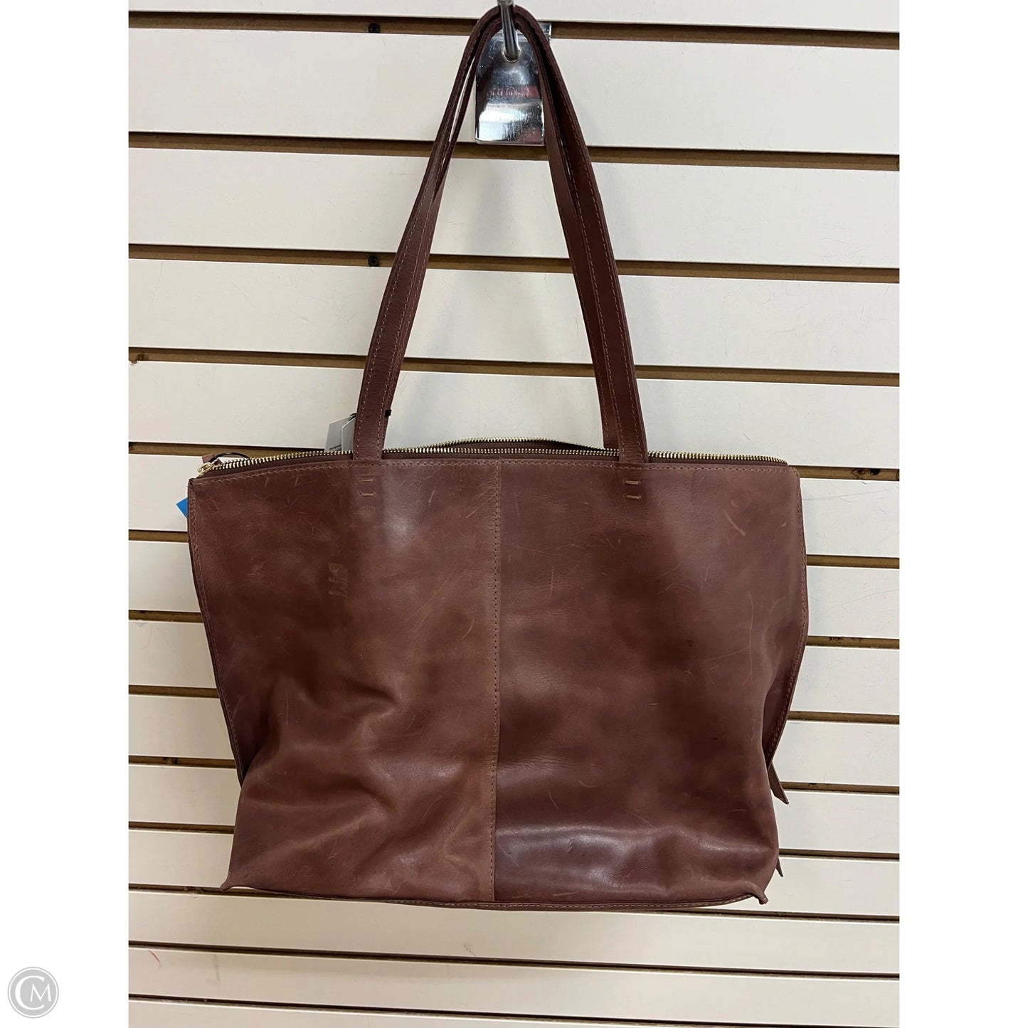 Handbag Weekender Leather By Raven + Lily, Size: Large