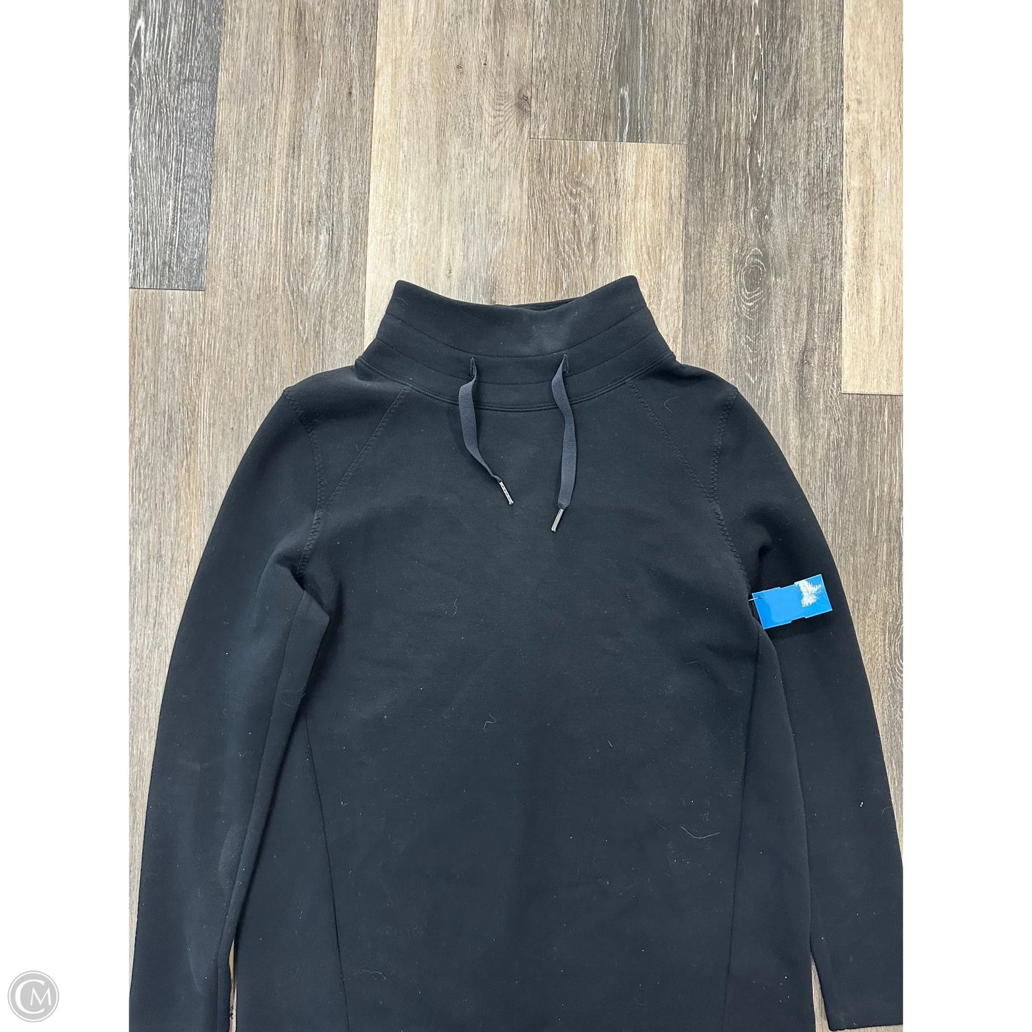 Athletic Sweatshirt Collar By Spanx In Black, Size: S