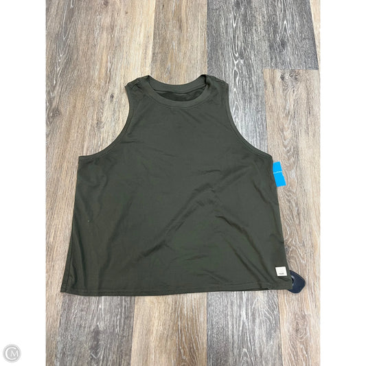 Athletic Tank Top By Vuori In Green, Size: S