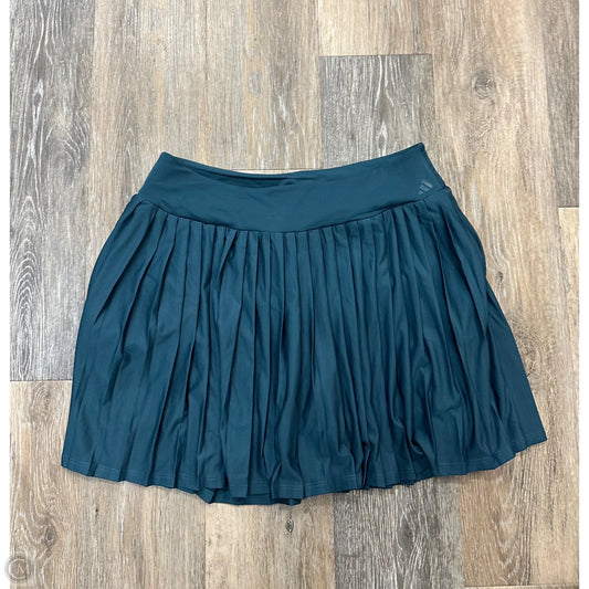 Athletic Skort By Adidas In Blue, Size: S