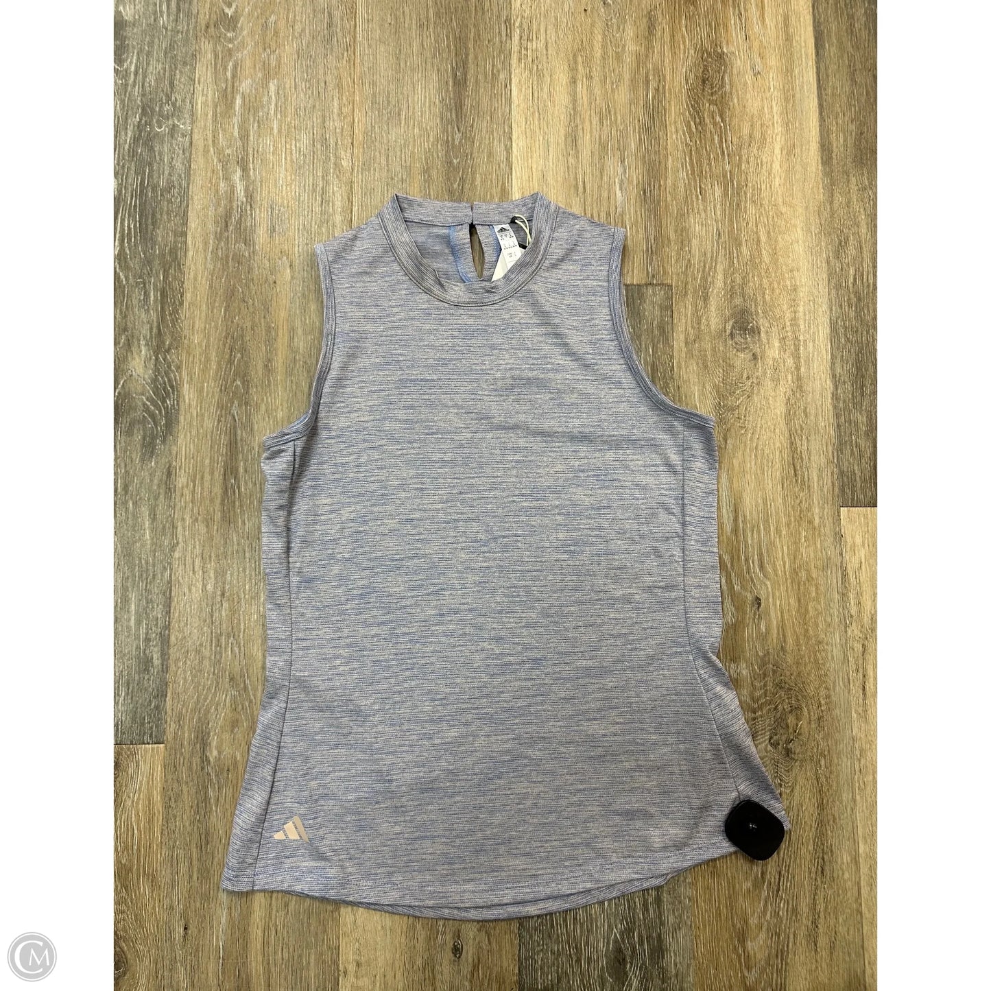 Athletic Tank Top By Adidas In Blue, Size: S