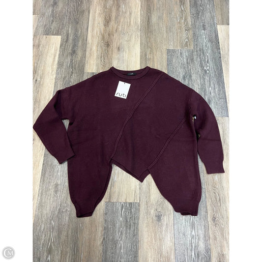 Sweater By Ruti In Maroon, Size: S