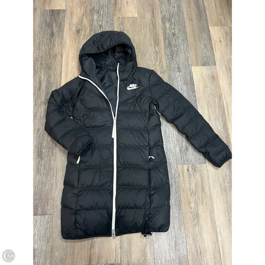Coat Puffer & Quilted By Nike Apparel In Black, Size: Xs