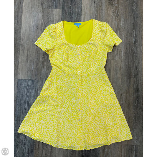 Dress Casual Midi By Draper James In Yellow, Size: 8