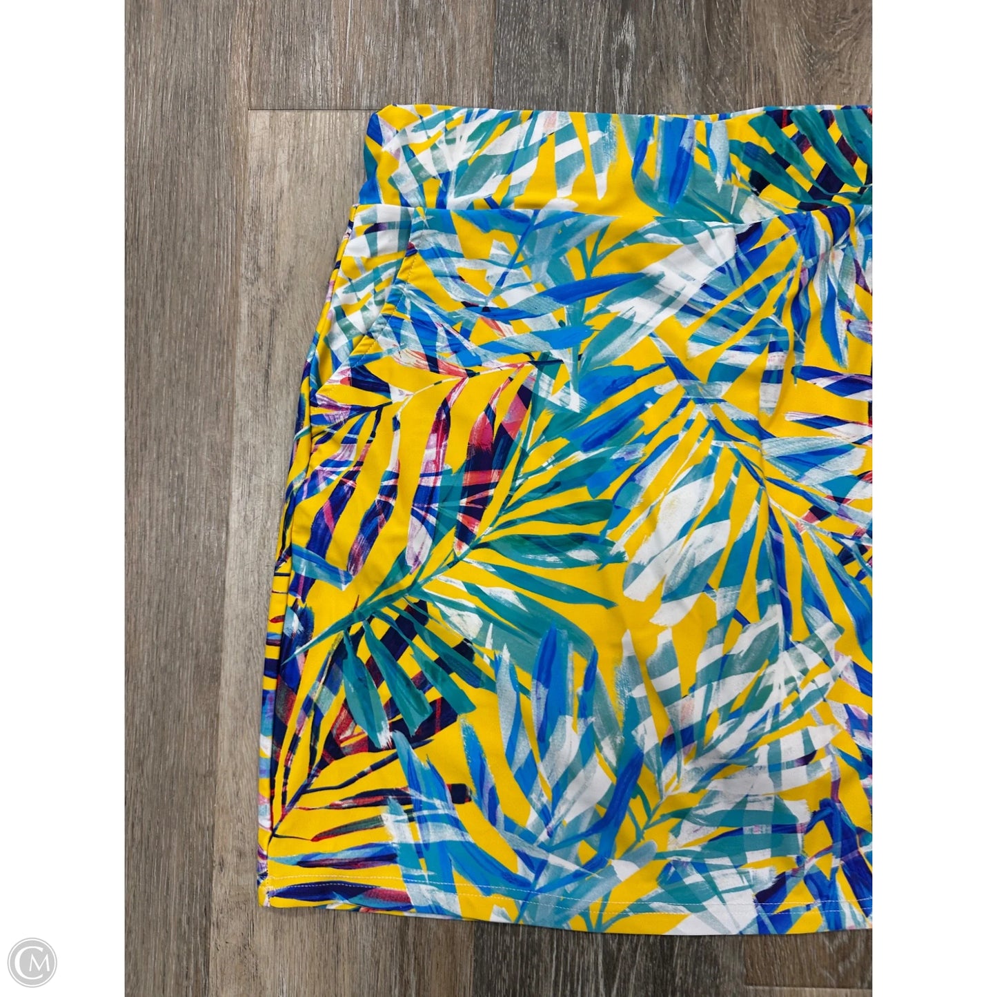 Athletic Skort By Periwinkle In Tropical Print, Size: M