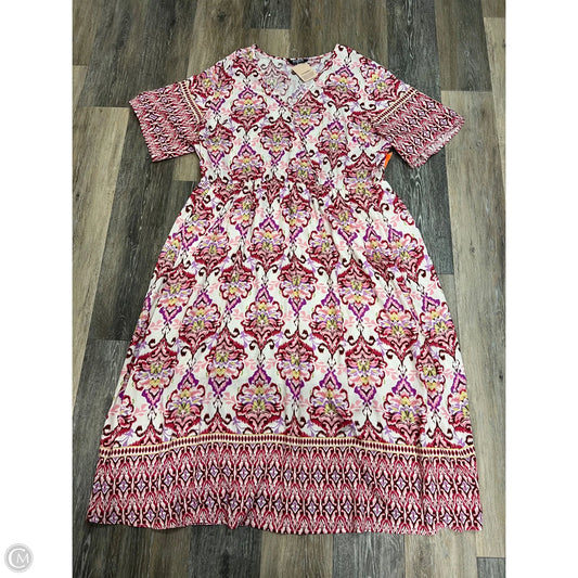 Dress Casual Maxi By Bloomchic In Multi-colored, Size: 3x