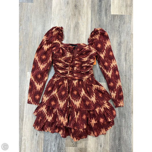 Dress Casual Short By House Of Harlow In Orange, Size: Xs