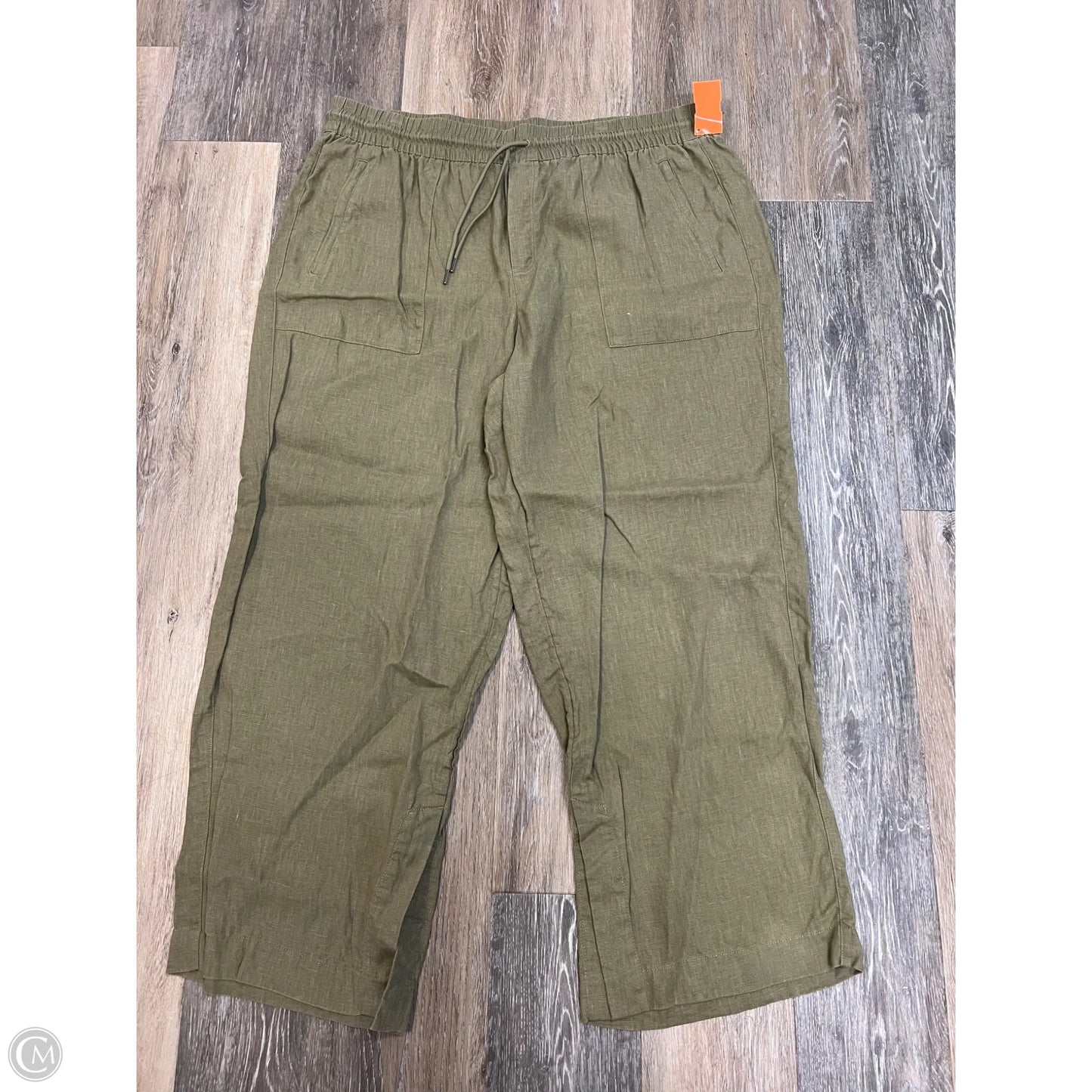 Pants Linen By Athleta In Green, Size: 1x