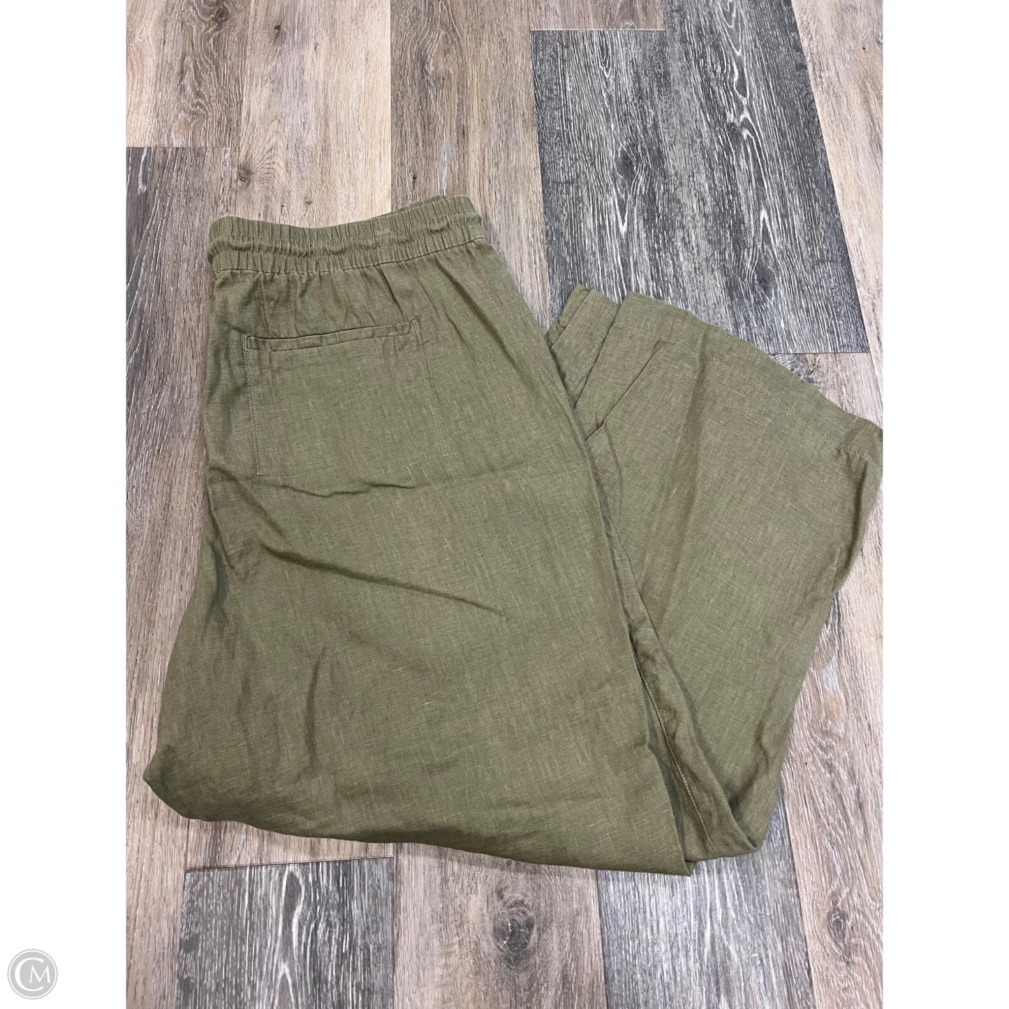Pants Linen By Athleta In Green, Size: 1x