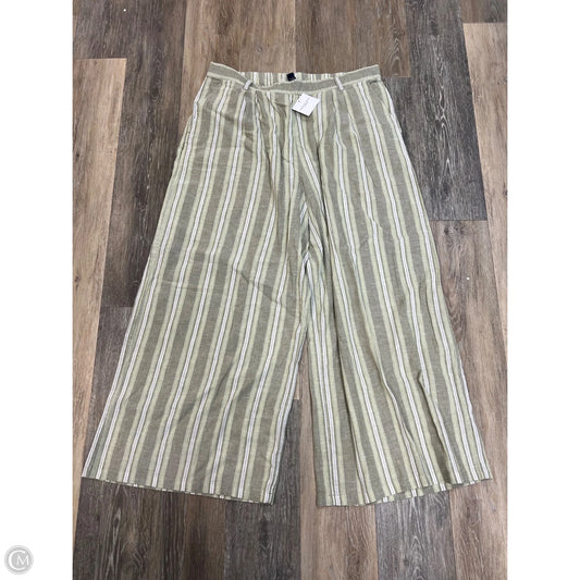 Pants Linen By American Eagle In Striped Pattern, Size: Xl