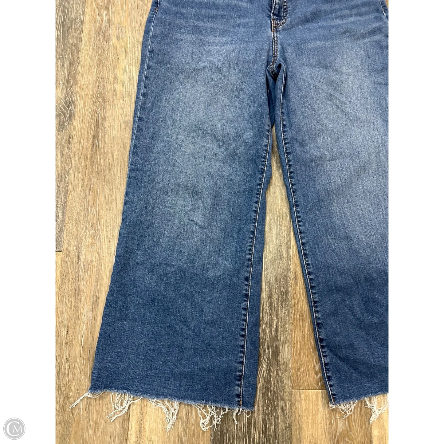 Jeans Wide Leg By Kut In Blue Denim, Size: 12