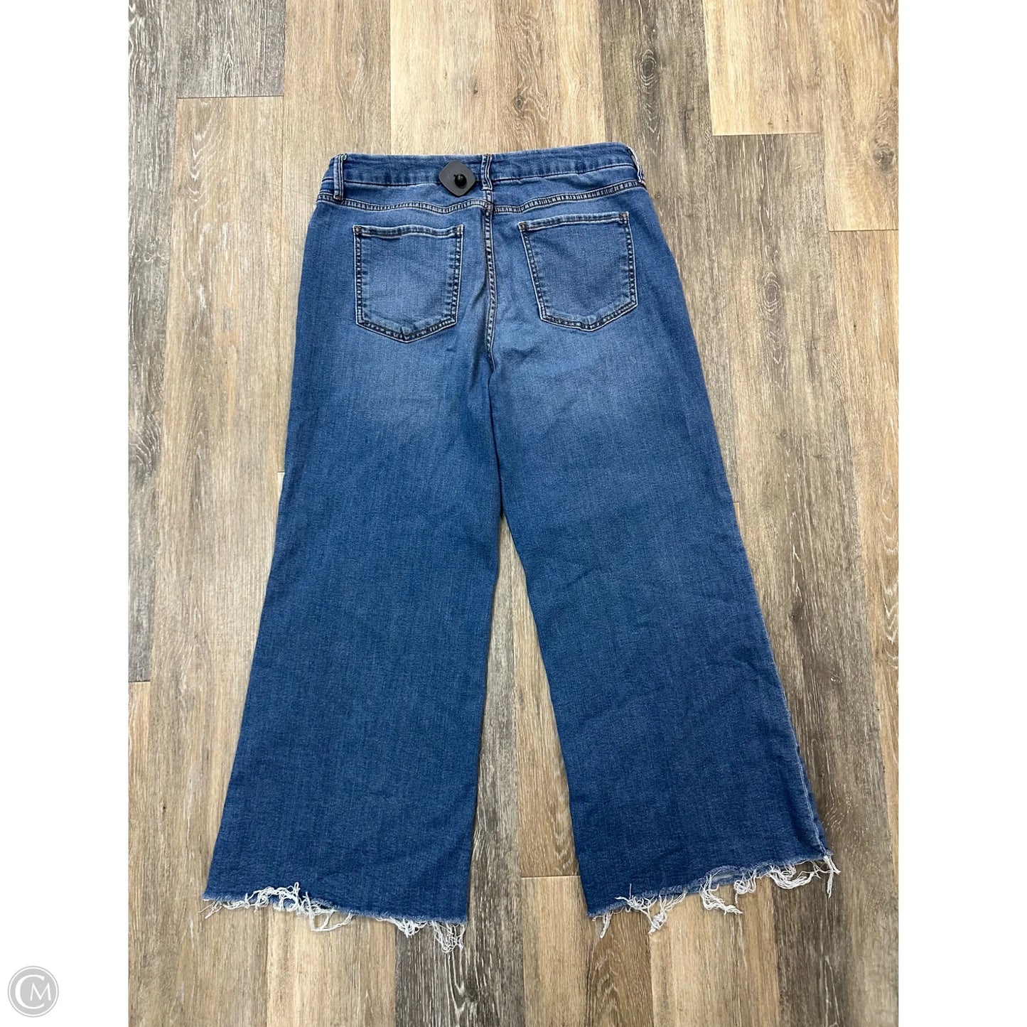 Jeans Wide Leg By Kut In Blue Denim, Size: 12