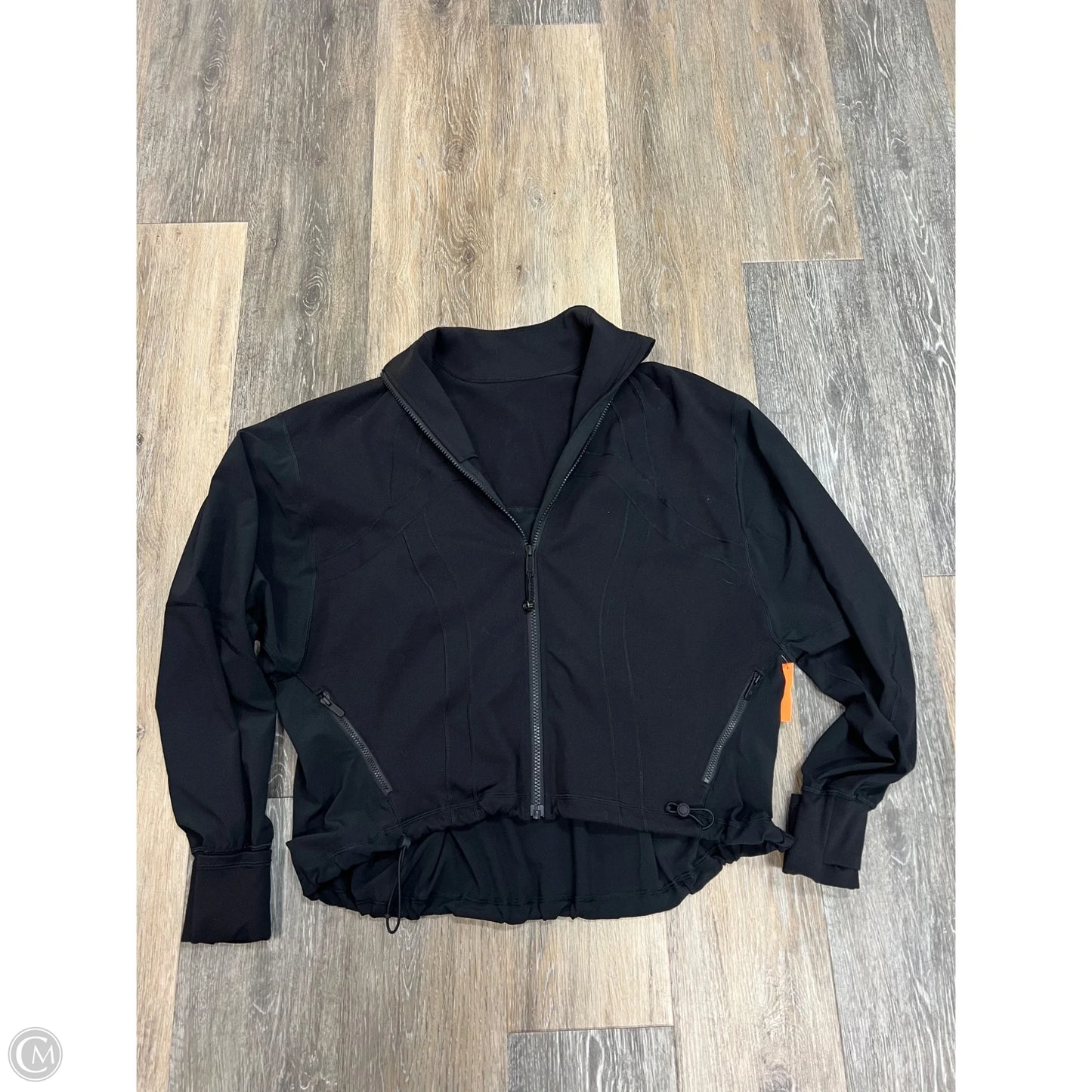 Athletic Jacket By Lululemon In Black, Size: 2