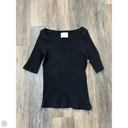 Top Short Sleeve By Citizens Of Humanity In Black, Size: L