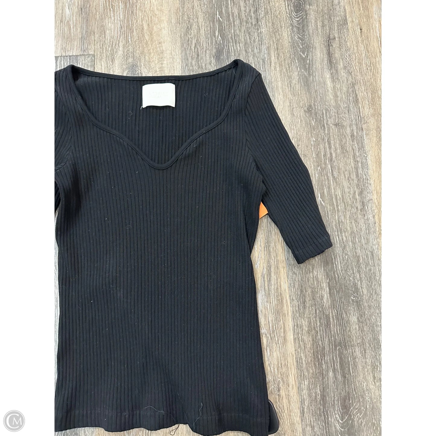 Top Short Sleeve By Citizens Of Humanity In Black, Size: L