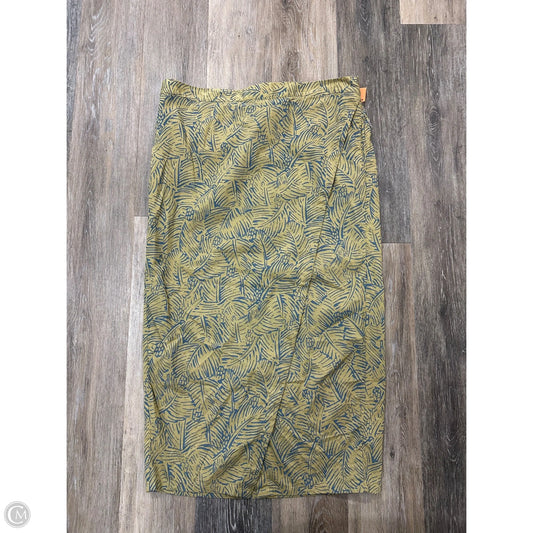 Skirt Midi By Prana In Green, Size: Xl