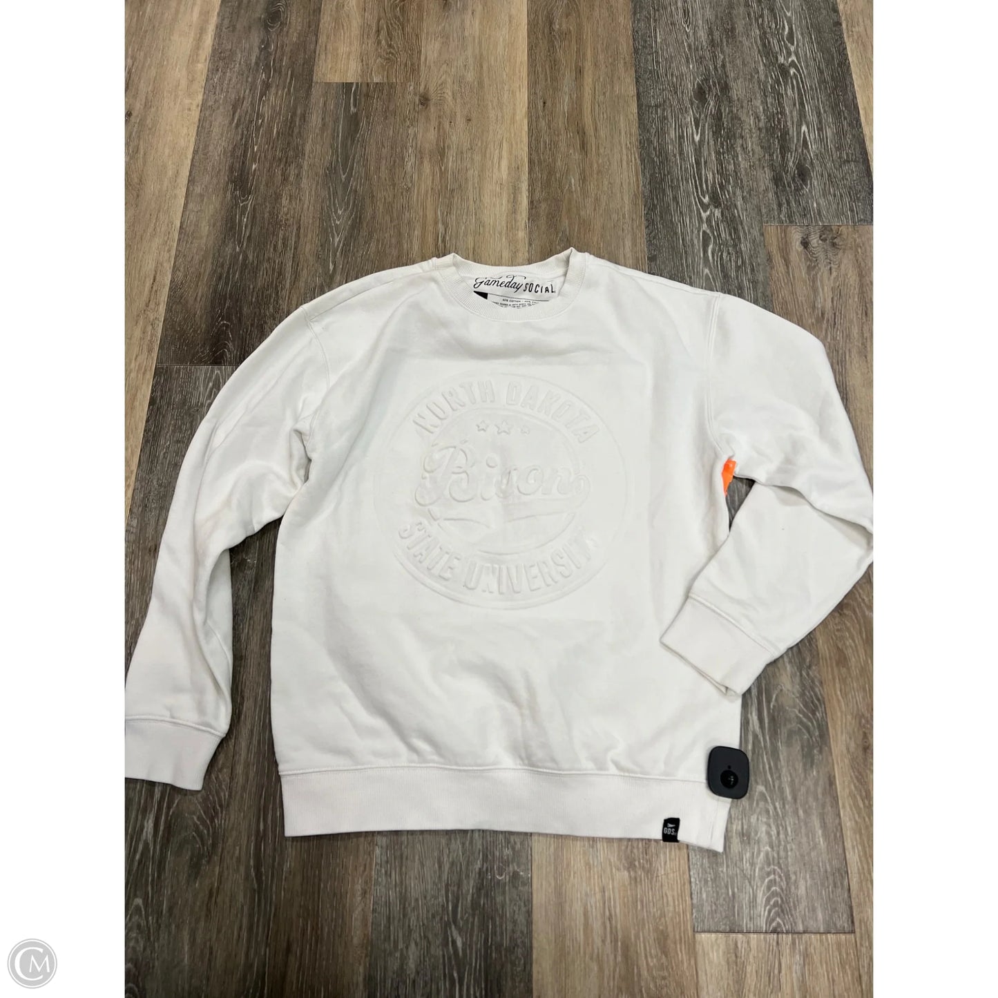 Athletic Sweatshirt By Gameday Social In White, Size: M