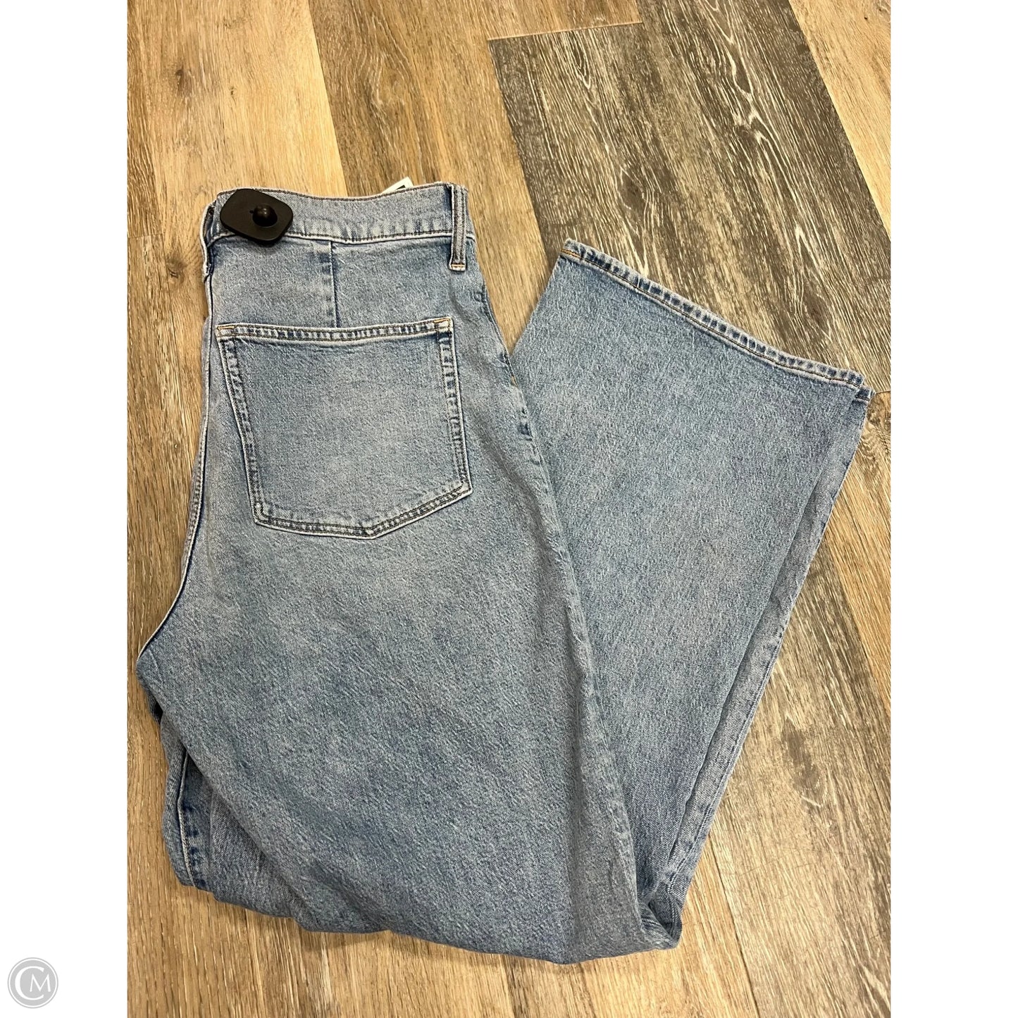 Jeans Wide Leg By J. Crew In Blue Denim, Size: 10