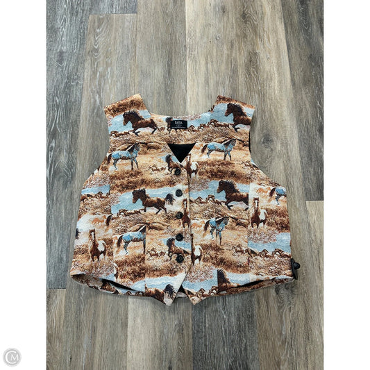Vest Other By Dressed in Lala In Brown, Size: 2x
