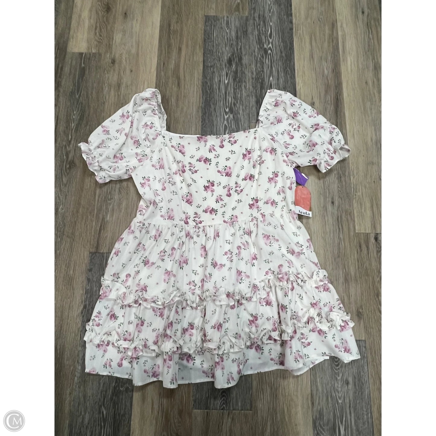 Dress Casual Short By Arula In Floral Print, Size: 1x