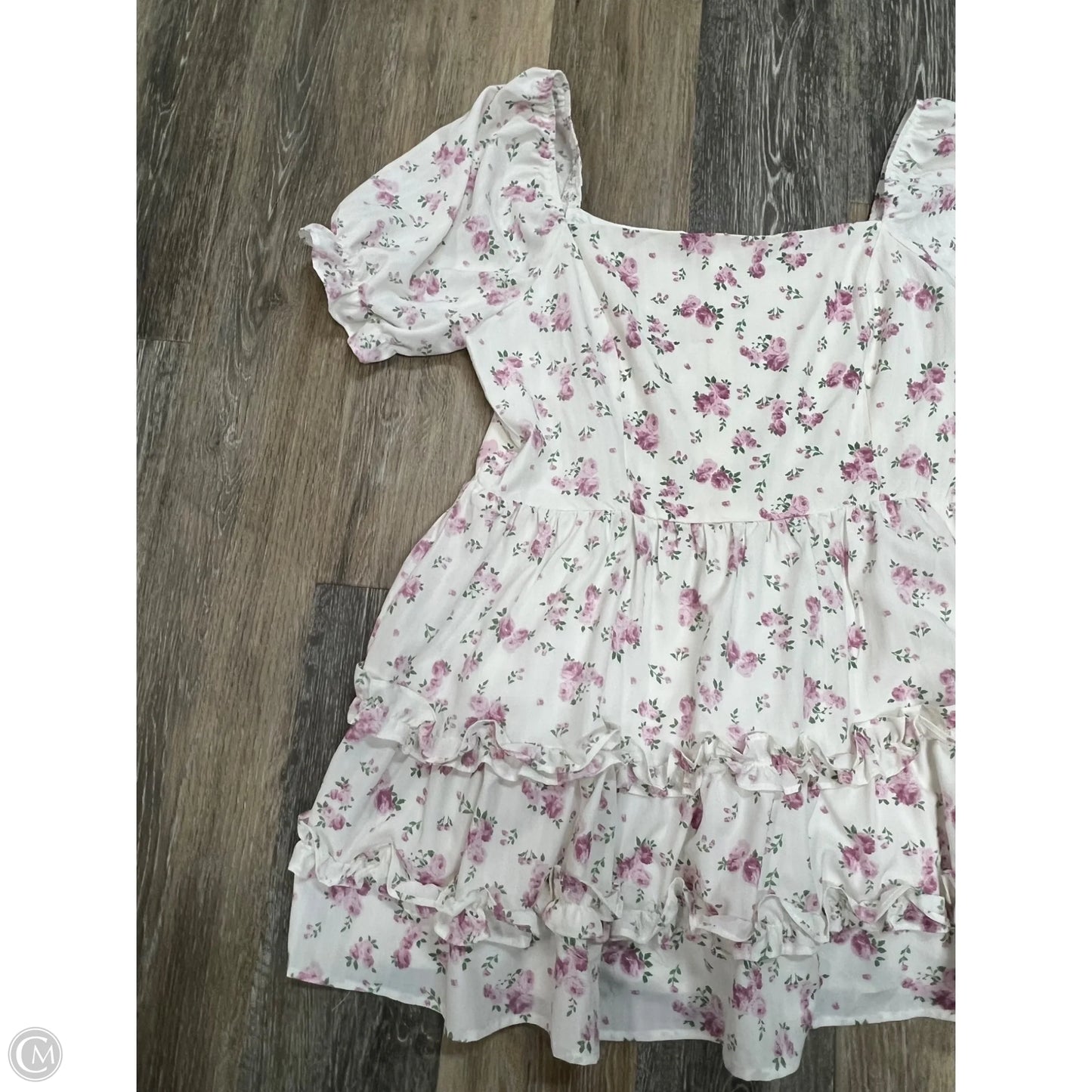 Dress Casual Short By Arula In Floral Print, Size: 1x